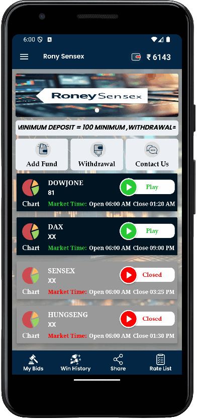 How to install Roney Sensex for online Game?